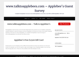 Applebees-survey.com thumbnail