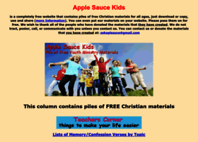 Applesaucekids.com thumbnail