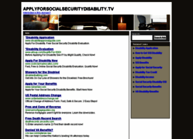 Applyforsocialsecuritydisability.tv thumbnail