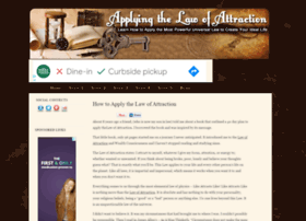 Applying-the-law-of-attraction.com thumbnail