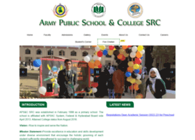 Apsacsrc.edu.pk thumbnail