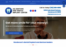 Aqdentureservice.com thumbnail
