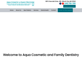 Aquacosmeticandfamilydentistry.com thumbnail