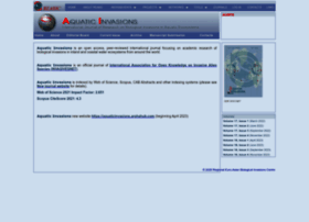Aquaticinvasions.net thumbnail