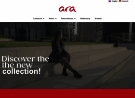ara shoes website