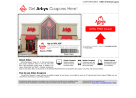 Arbys.couponrocker.com thumbnail