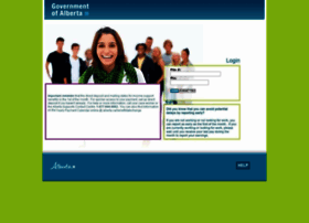 arcclient.ivrnet.com at WI. Government of Alberta // Employment