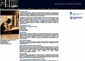 Architectsdatabase.unisa.edu.au thumbnail