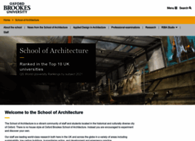 Architecture.brookes.ac.uk thumbnail