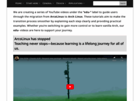 Arcolinux.com thumbnail