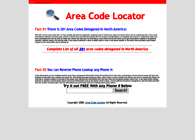 Areacodelocator.net thumbnail