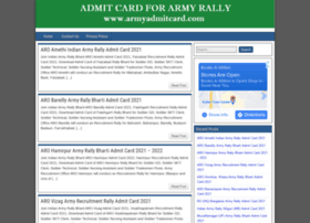 Armyadmitcard.com thumbnail
