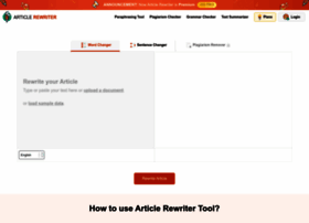 Articlerewriter.website thumbnail
