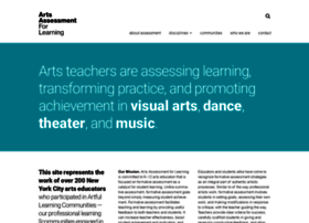 Artsassessmentforlearning.org thumbnail