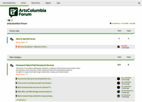 Artscolumbia.org thumbnail