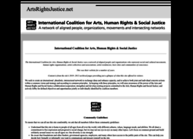 Artsrightsjustice.net thumbnail