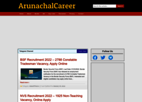Arunachalcareer.com thumbnail