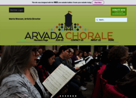 Arvadachorale.org thumbnail