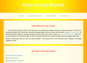 Aryasamajmandirs.com thumbnail