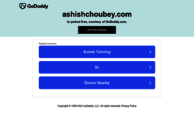 Ashishchoubey.com thumbnail