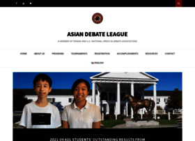 Asiandebateleague.com thumbnail