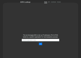 Asnlookup.com thumbnail