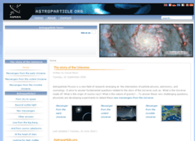 Astroparticle.org thumbnail Astroparticle.org thumbnail