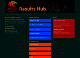 Athletics.resultshub.com.au thumbnail