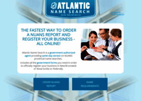 Atlanticnamesearch.ca thumbnail