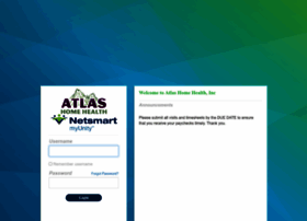 atlashomehealth.devero.com at WI. General Login
