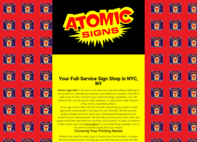 Atomicsigns.com thumbnail