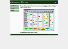 Attendance-planner.com thumbnail