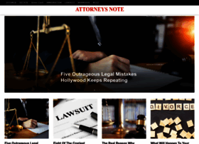 Attorneysnote.com thumbnail