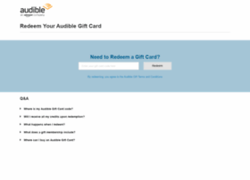 Audible.launchgiftcards.com thumbnail