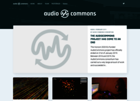 Audiocommons.org thumbnail