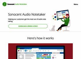 Audionotetaker.com thumbnail