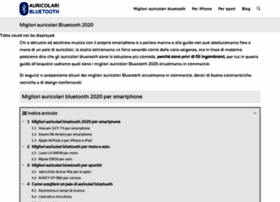 Auricolaribluetooth.it thumbnail