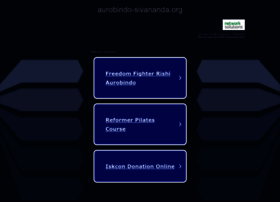 Aurobindo-sivananda.org thumbnail