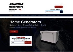 Auroragenerators.com thumbnail