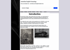 Australian-english-genealogy.com thumbnail