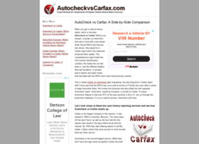 Autocheckvscarfax.com thumbnail