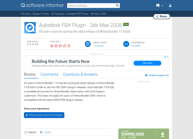 Autodesk-fbx-plugin-3ds-max-2008.software.informer.com thumbnail