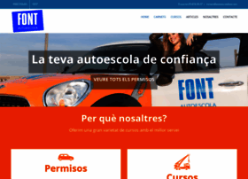 Autoescolafont.com thumbnail