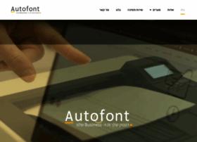 Autofont.com thumbnail