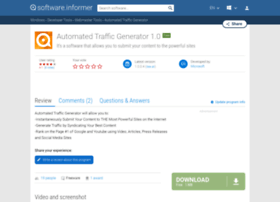 Automated-traffic-generator.software.informer.com thumbnail