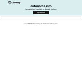 Autonotes.info thumbnail
