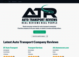 Autotransportreviews.com thumbnail