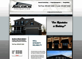 Avalanchecontracting.com thumbnail