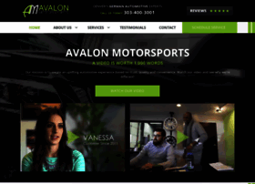 Avalonmotorsports.com thumbnail