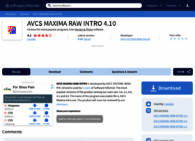 Avcs-maxima-raw-intro.software.informer.com thumbnail